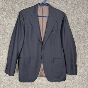SUITSUPPLY Blazer Lazio La Spalla Navy Sz 42 Slim Vitale Barberis Canonico Italy
